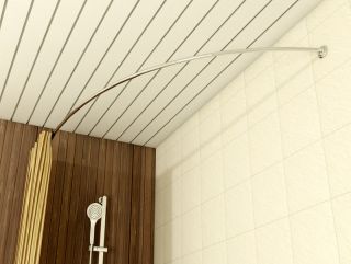 Карниз для ванны Relisan Tugatty Ariadna 140х100 Гл000001270 Хром