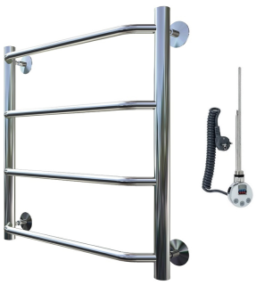 Электрический полотенцесушитель Тругор Браво 1 60x40см хром Браво1/элТЭН6040