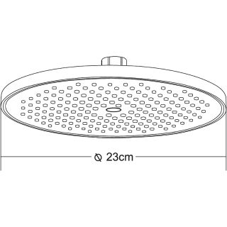 Верхний душ Orange S13TSb Черный
