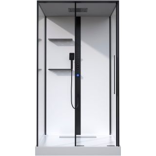 Душевая кабина Black and White Galaxy G8038 110x90 8038000 с гидромассажем