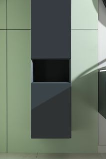 Шкаф пенал Allen Brau Infinity 35 R 1.21009.AM подвесной Антрацит матовый