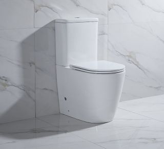 Унитаз CeramaLux 2179XMW с бачком и сиденьем Микролифт