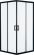 Душевой уголок Royal Bath HPD 80x80см чёрный RB80HPD-C-BL