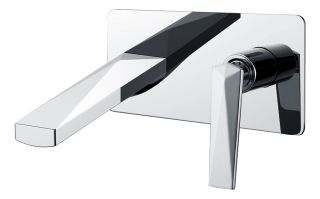 Смеситель встраиваемый Boheme Venturo для раковины хром 375