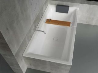 Акриловая ванна Riho Still Square Fall B100032005 заполнение через перелив 170х75см белый