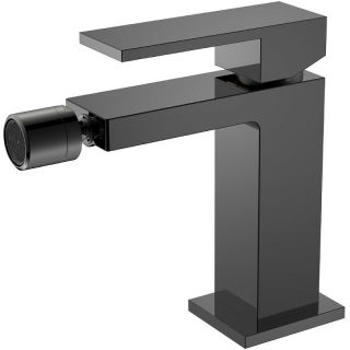 Смеситель для биде Boheme Qubic 476-SGM антрацит глянец