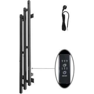 Электрический полотенцесушитель Altasan БризПроф БризПроф12017ЧМ Черный муар 120х17