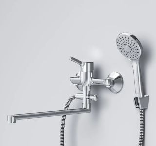 Смеситель для ванны и душа Am.Pm X-Joy F85B90100 универсальный Хром