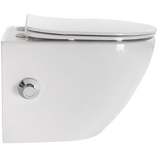 Унитаз подвесной BelBagno Uno BB3105CHR-BS/SC с сиденьем Микролифт