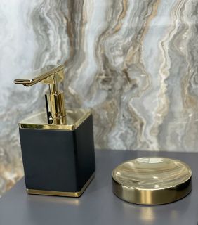 Мыльница настольная Boheme 10963-G золото