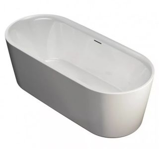 Акриловая ванна Riho Modesty Glossy Fall B090005005 170х76см заполнение через перелив белый