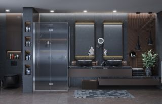 Душевой уголок Ambassador Diamond 12011106L 100x100см левый хром/прозрачное