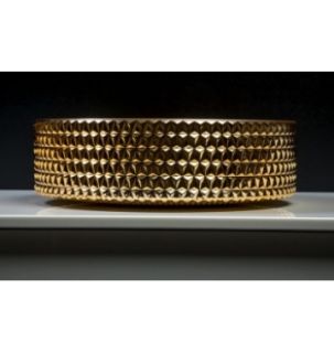 Раковина накладная Boheme золото 817-G