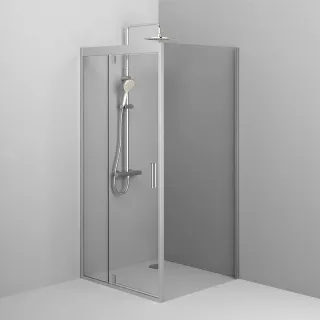 Душевой уголок AM.PM Gem W90G-404-9090-MT профиль серебристый 90х90 см