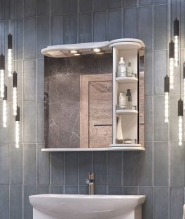 Зеркало-шкаф с подсветкой Vigo Callao zsh.CAL.70.El 70 см белый