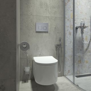 Клавиша смыва IDDIS Unifix 004 UNI04CHi77 хром матовый