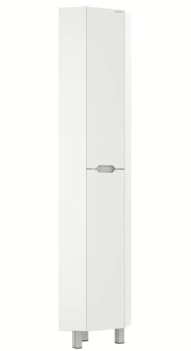 Пенал напольный Onika Айленд 403082 угловой 30см белый