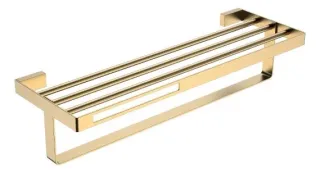 Полка для полотенец Boheme Q 10947-MG золото матовое