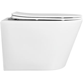 Комплект унитаза с инсталляцией Aquatek Set AQUATEK ВЕГА-012 4в1 с сиденьем Микролифт и Черной матовой клавишей смыва