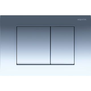 Комплект унитаза с инсталляцией Aquatek Set Aquatek Лира-010 4в1 с сиденьем Микролифт и клавишей смыва Хром глянцевый