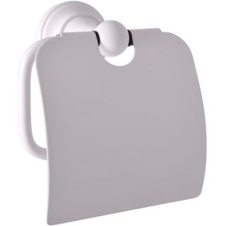Держатель туалетной бумаги Rav Slezak Morava MKA0400B с крышкой Белый