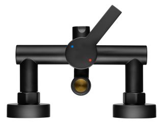 Смеситель для душа Swedbe Diana 1025B с верхним подключением чёрный