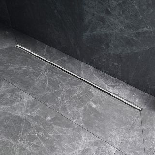 Душевой лоток AM.PM MasterFlow 100 W01SC-S11-100-05SB с решеткой Хром матовый Slim line