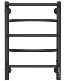 Электрический полотенцесушитель Larusso Евромикс П5 40x60см чёрный матовый 4670078536464