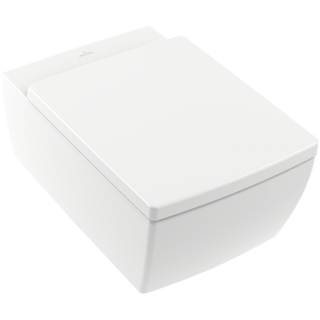 Унитаз подвесной Villeroy Boch (без сиденья) Memento 2.0 CeramicPlus 4633R0R1 альпийский белый