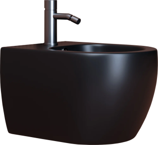 Биде подвесное Ceramica Nova Play CN3002MB чёрный матовый