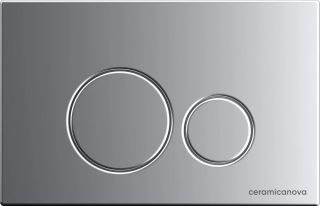 Инсталляция для унитаза Ceramica Nova Envision CN1001M с кнопкой смыва Round хром матовый