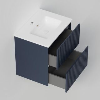 Тумба под раковину La Fenice Terra FNC-01-TER-BG-60-2 Синяя матовая 60 см