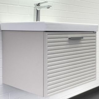 Тумба с раковиной Comforty Касабланка 00-00020108 60 см Серый шелк