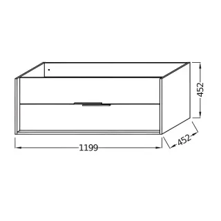 Тумба под раковину Jacob Delafon Vivienne EB1669-J5-J5 120 см белый глянец
