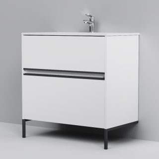 Тумба под раковину Am.Pm Sense M7BFUX0802WG 80 см белый глянец