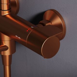 Душевая система AM.PM  X-Joy F0785A544 розовое золото