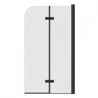 Шторка на ванну 80х140 см Maretti Valentina VA41R8014097-560, профиль черный