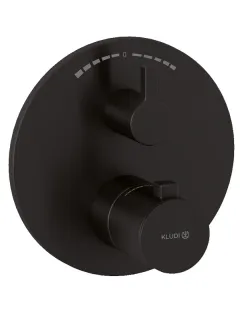 Смеситель для душа Kludi Nova Fonte Puristic 20810N215 с термостатом сталь оружейная брашированная