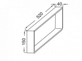 Полотенцедержатель Jacob Delafon Parallel EB507-BME серый