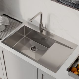 Кухонная мойка IDDIS Haze HAZ78SLi77 левая 78см сталь