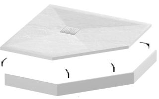 Душевой поддон Grossman Strong GR-S1100100D 100x100см белый