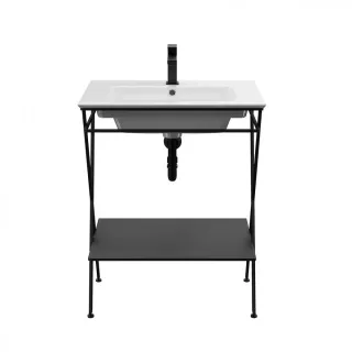 Металлическая структура-консоль Kerama Marazzi Piano Next PIA.N.65\BLK 65 см чёрный матовый