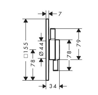 Смеситель для душа Hansgrohe DuoTurn 75417000 хром