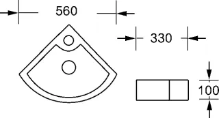 Раковина Milleau Perl MU7076B-GW белый