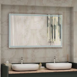 Зеркало с подсветкой Continent Mercury ЗЛП464 с сенсорным выключателем 120см