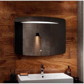 Зеркало с подсветкой Continent Rapid ЗЛП918 с сенсорным выключателем 90см