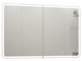 Зеркальный шкаф с подсветкой Misty Авеню 120см белый