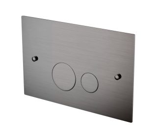 Кнопка смыва Boheme 648-GM оружейная сталь