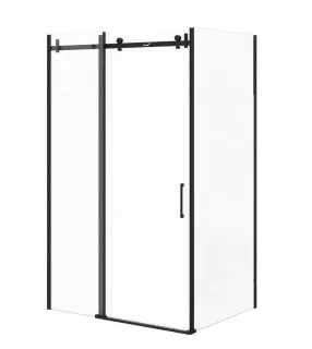 Душевой уголок Cerutti SPA CEZA'S120B черный 120х90