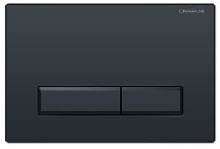 Комплект унитаза с инсталляцией CHARUS SET.121BT.DW.5 клавишей смыва черная